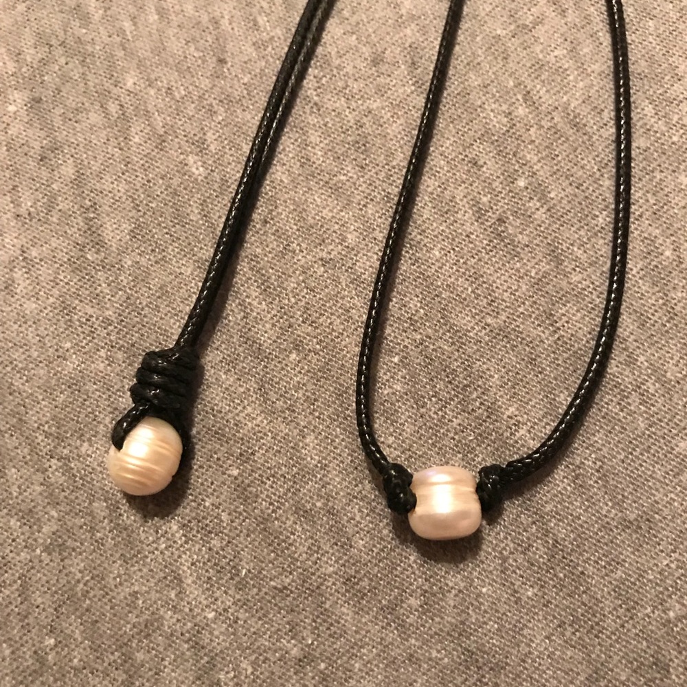 Pearl Choker and Anklet Set